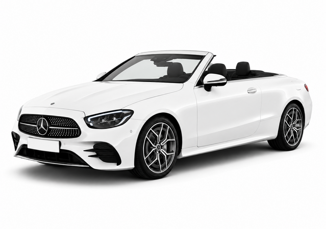 Rent Mercedes-Benz E220 Cabrio in Ibiza